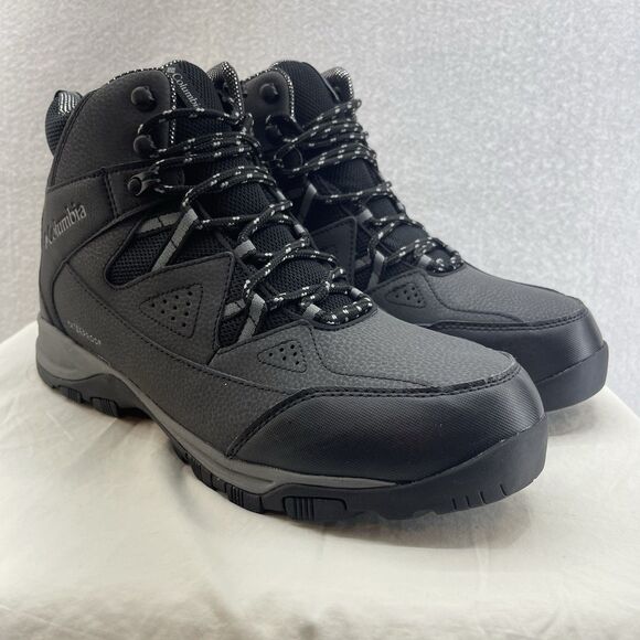 Columbia Boots Mens 11.5 Black Grey Liftop III Omni-Heat Insulated Winter Hiking